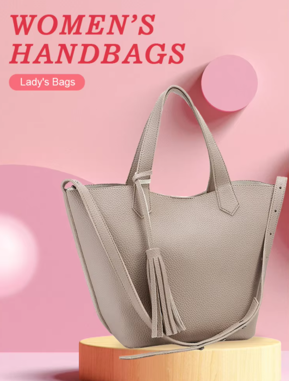 BAGS101 Bulk Casual Fashion Shoulder Handbag Ladies Handbags Fashion Bag Wallets Big Capacity Pu Leather for Women Fashionable Hasp